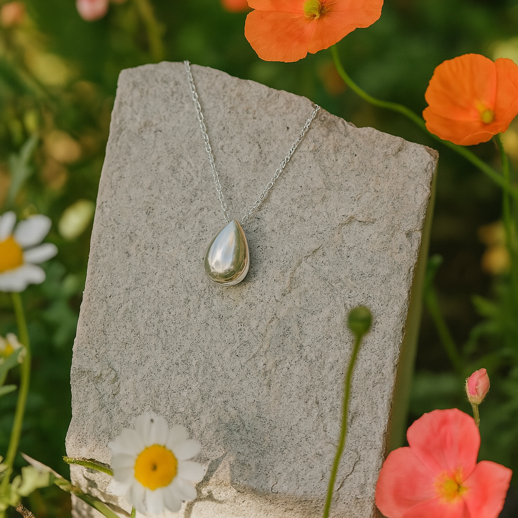 Arden Drop Cremation Necklace