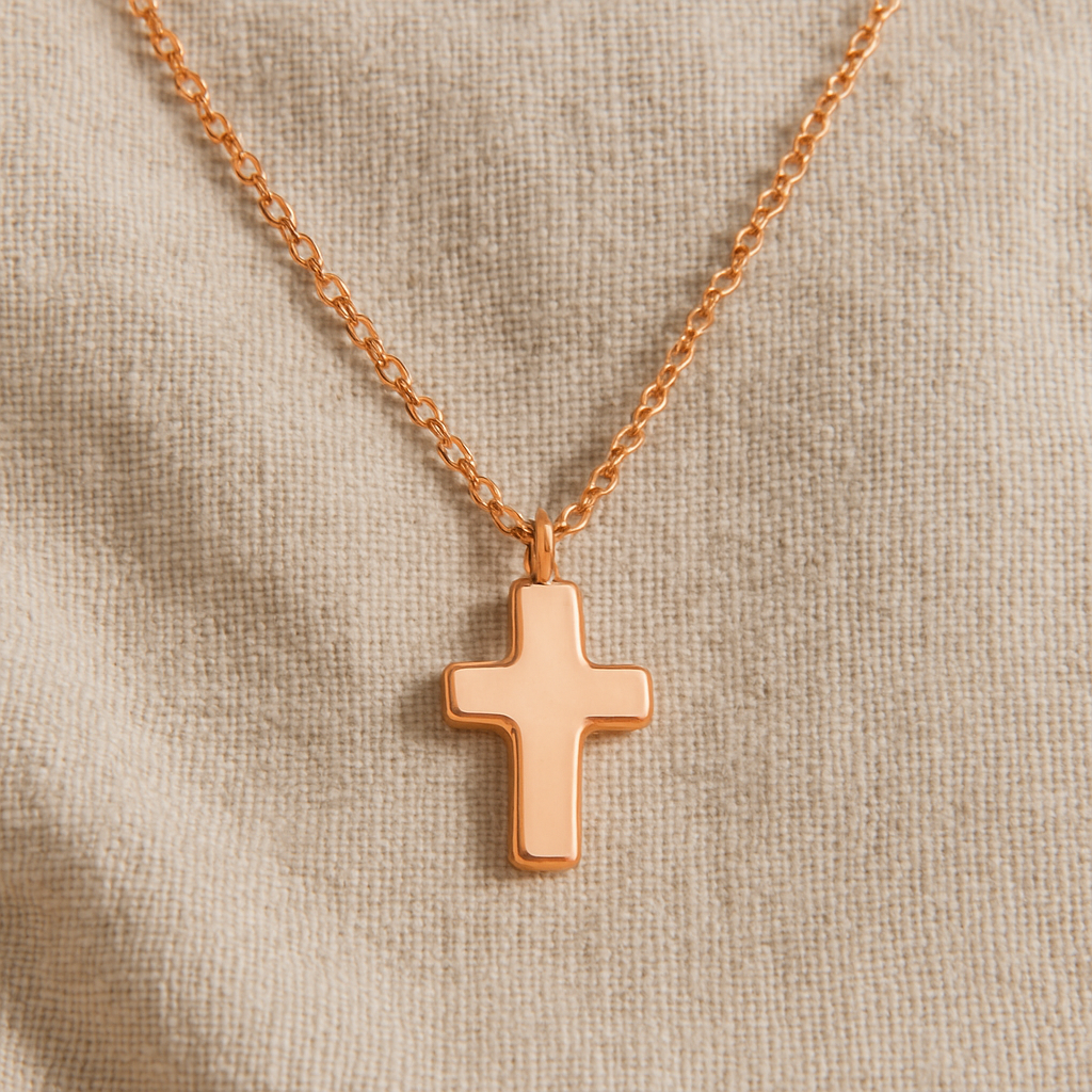 Cross Cremation Necklace