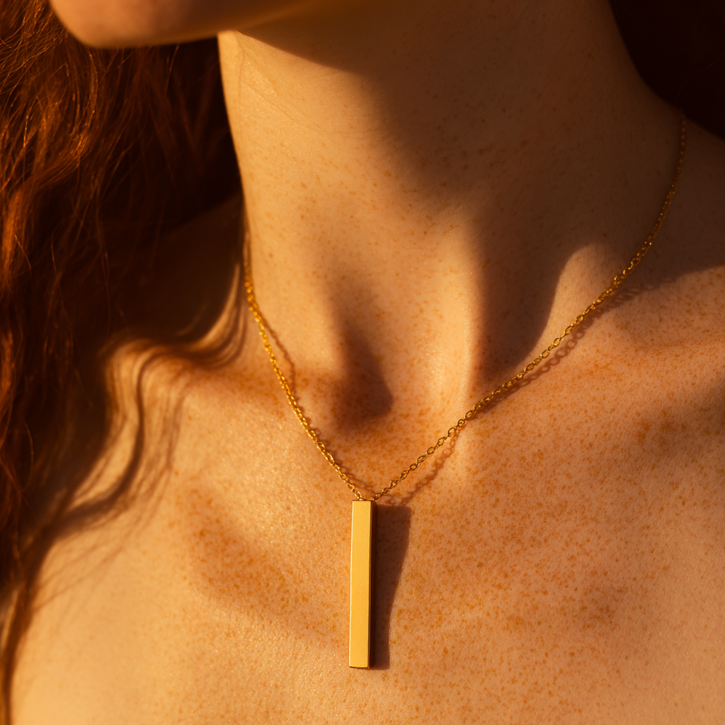 Solace Bar Cremation Necklace
