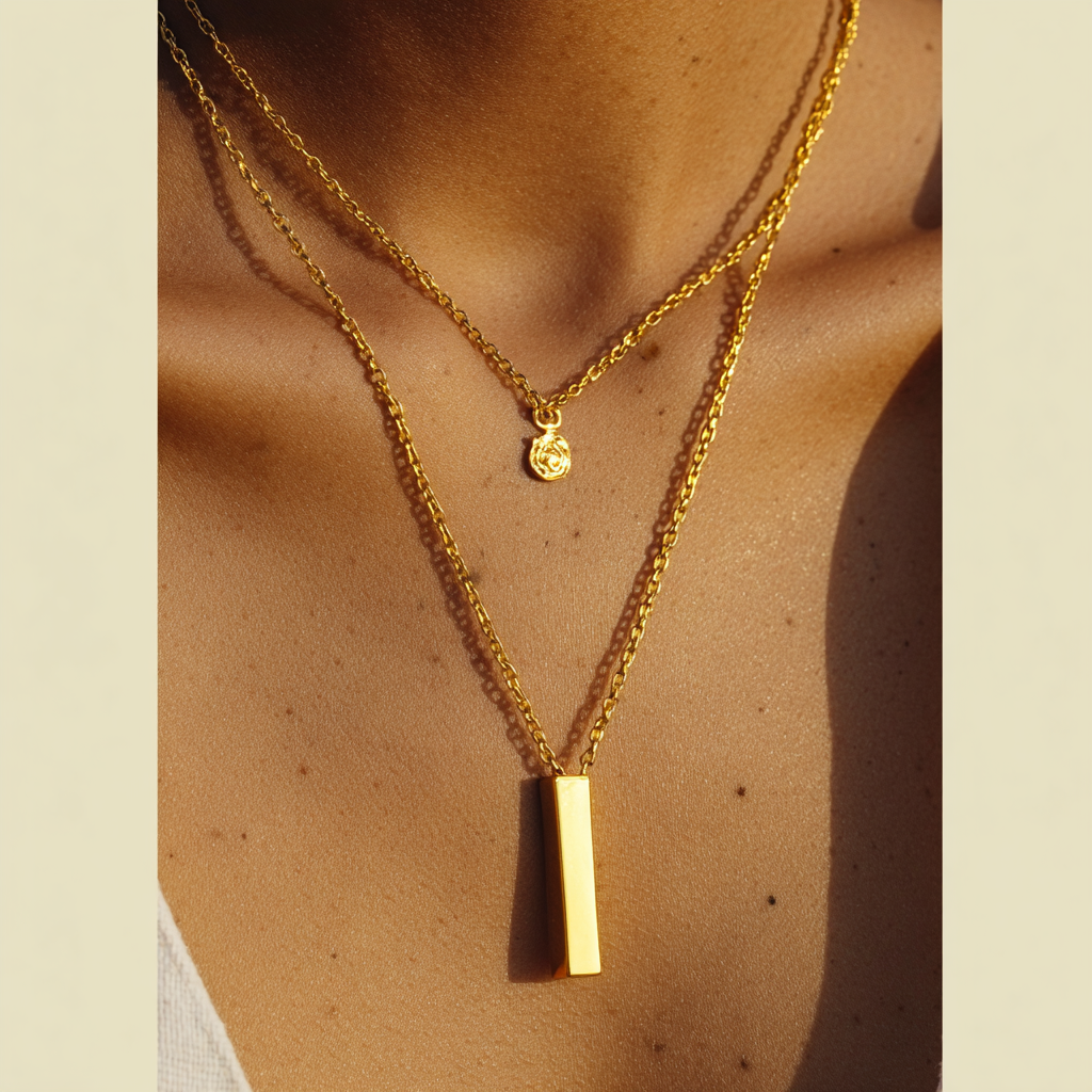 Solace Bar Cremation Necklace